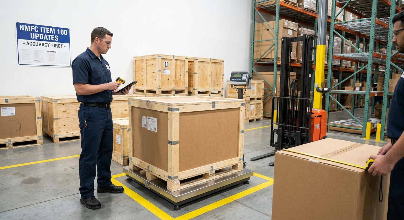 NMFC Item 100 Changes Explained for Shippers in 2026: Navigating LTL Classification Updates